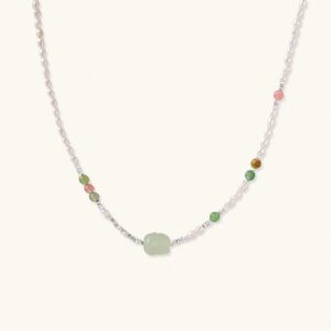Jade Garden Pearl Necklace